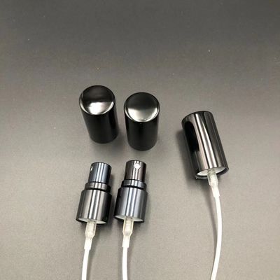 بخاخ رذاذ ناعم أسود لامع 20/410 22/400 24/410 لزجاجة العطر